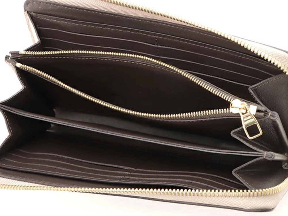 LOUIS VUITTON Portefeuille Comet Taurillon Leather Galet Long Wallet